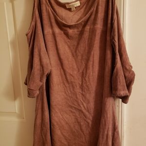 Umgee cold shoulder top